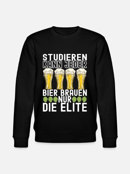 Bierbrauer Bier Brauen - Stanley/Stella Unisex Bio-Sweatshirt CHANGER  - Schwarz