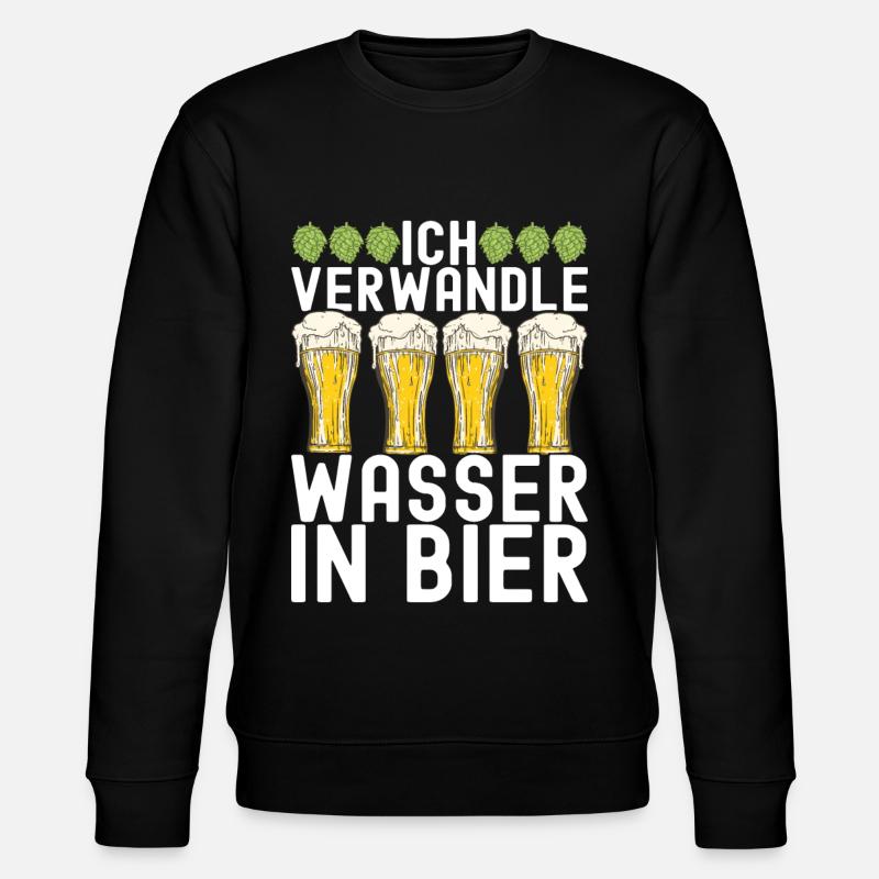Bierbrauer Bier Brauen - Stanley/Stella Unisex Bio-Sweatshirt CHANGER  - Schwarz