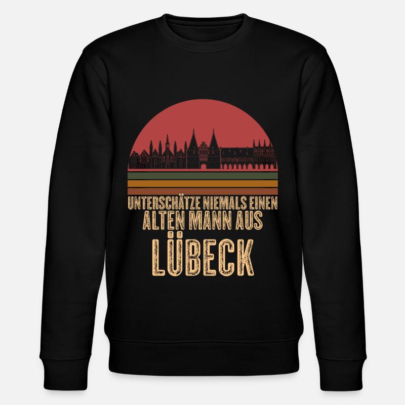 Lübeck Lübecker - Sweat bio CHANGER Stanley/Stella Unisexe - noir