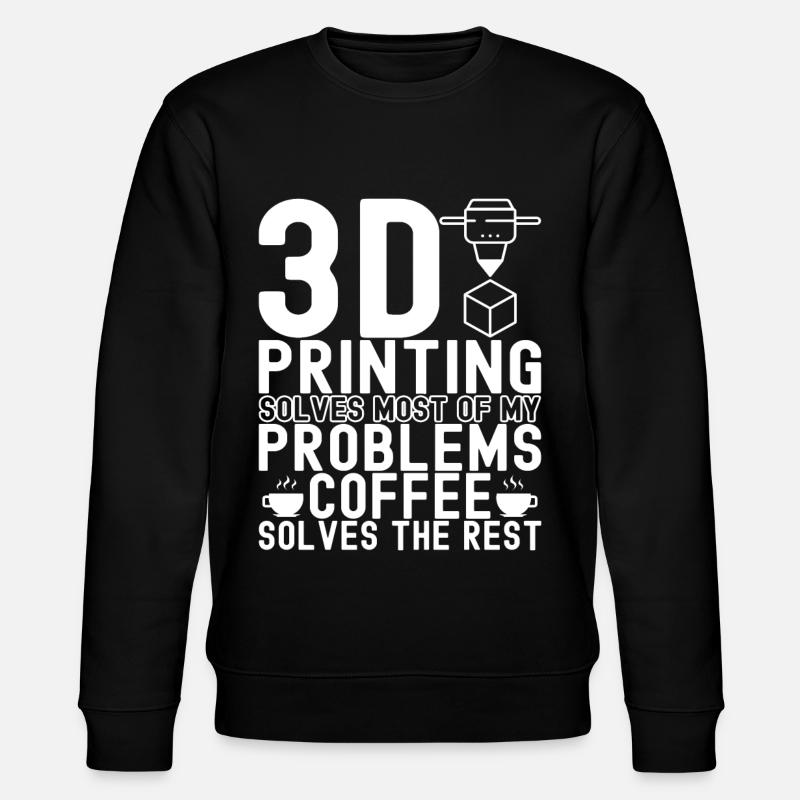 3D printing - Stanley/Stella CHANGER Unisex Organic Sweatshirt - black