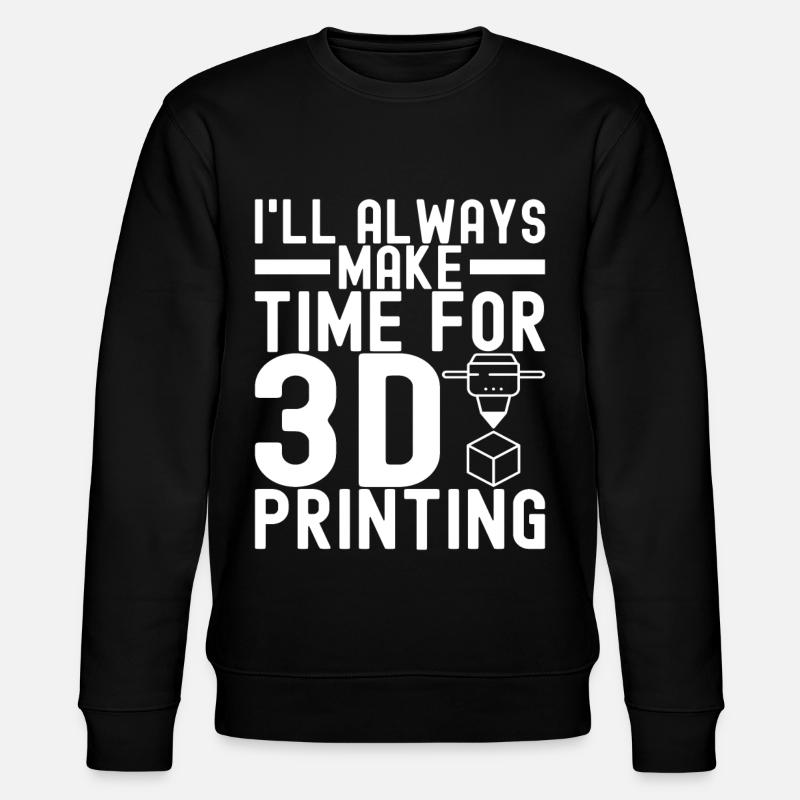 Impression 3D - Sweat bio CHANGER Stanley/Stella Unisexe - noir