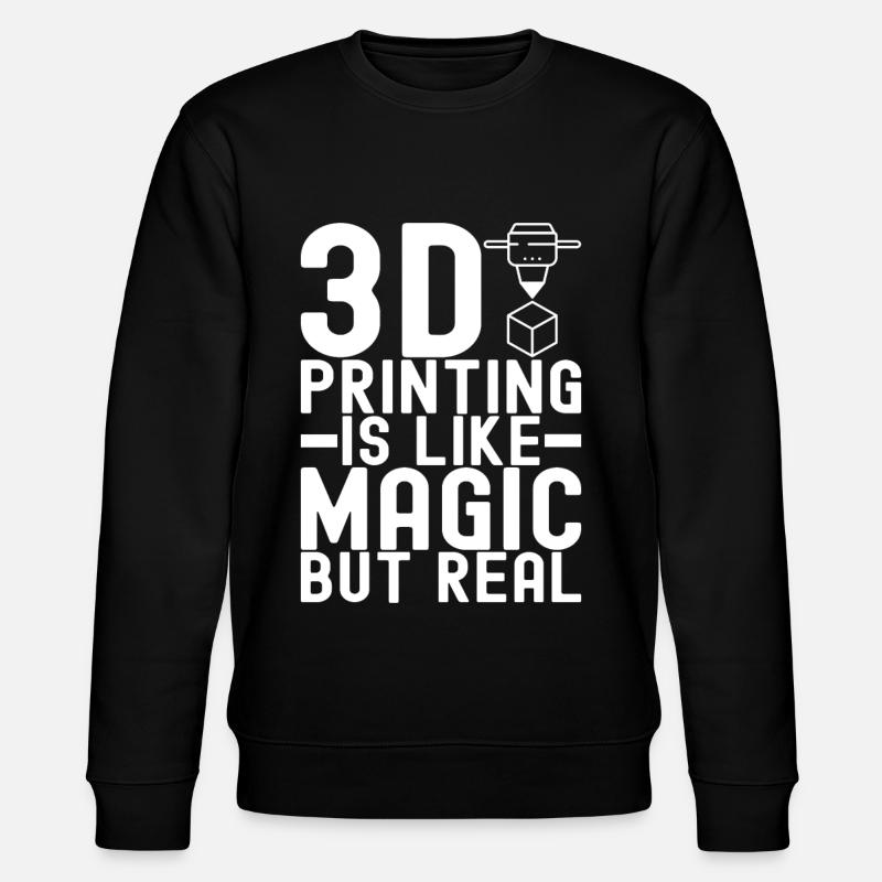 Impression 3D - Sweat bio CHANGER Stanley/Stella Unisexe - noir