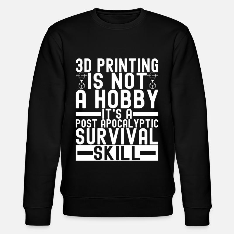 Impression 3D - Sweat bio CHANGER Stanley/Stella Unisexe - noir