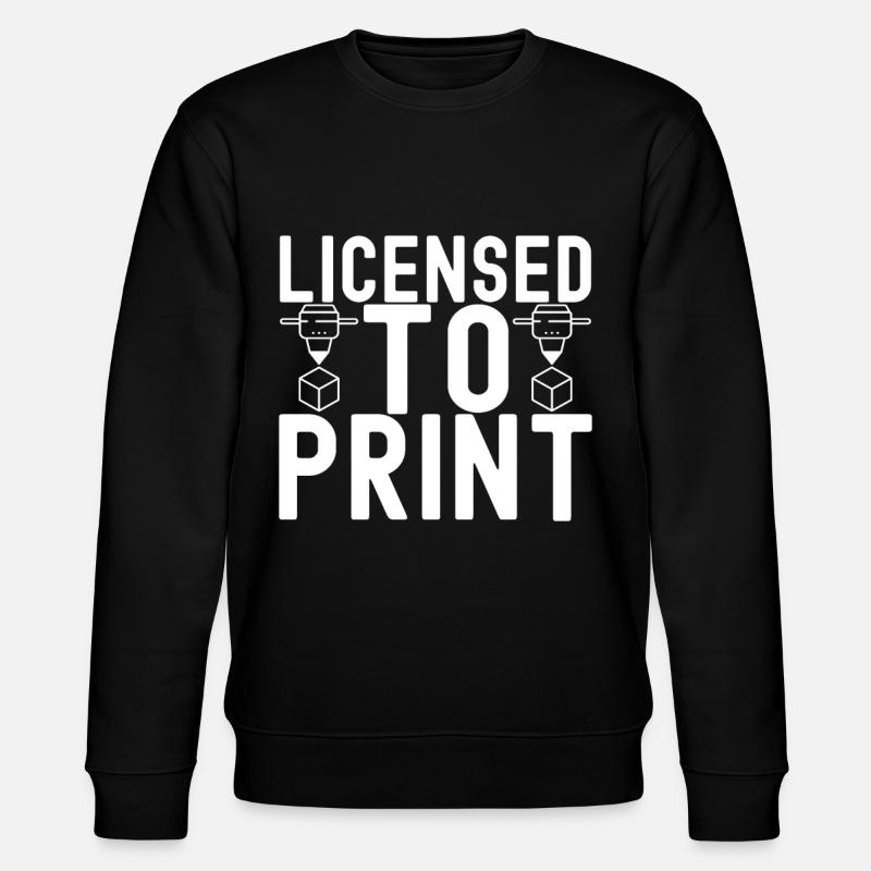 3D printing - Stanley/Stella CHANGER Unisex Organic Sweatshirt - black