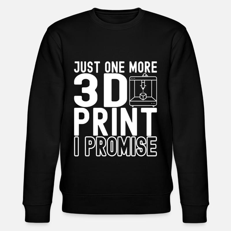 Impression 3D - Sweat bio CHANGER Stanley/Stella Unisexe - noir