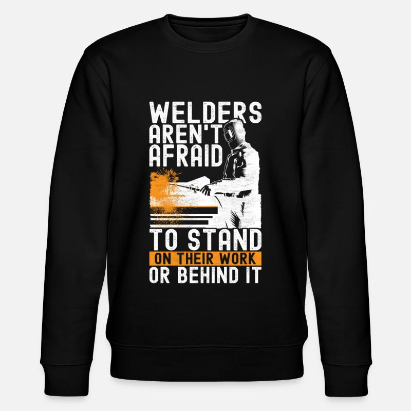 Welders Welding - Stanley/Stella CHANGER Unisex Organic Sweatshirt - black