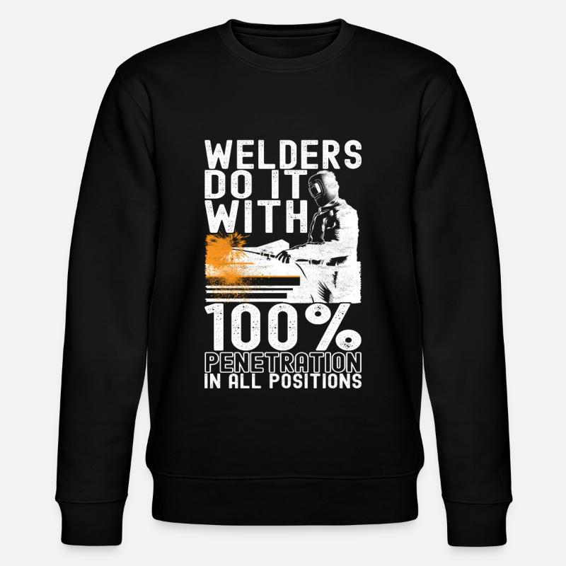 Welders Welding - Stanley/Stella CHANGER Unisex Organic Sweatshirt - black