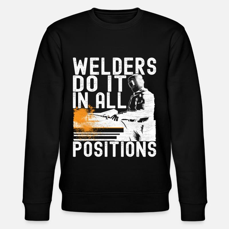 Welders Welding - Stanley/Stella CHANGER Unisex Organic Sweatshirt - black