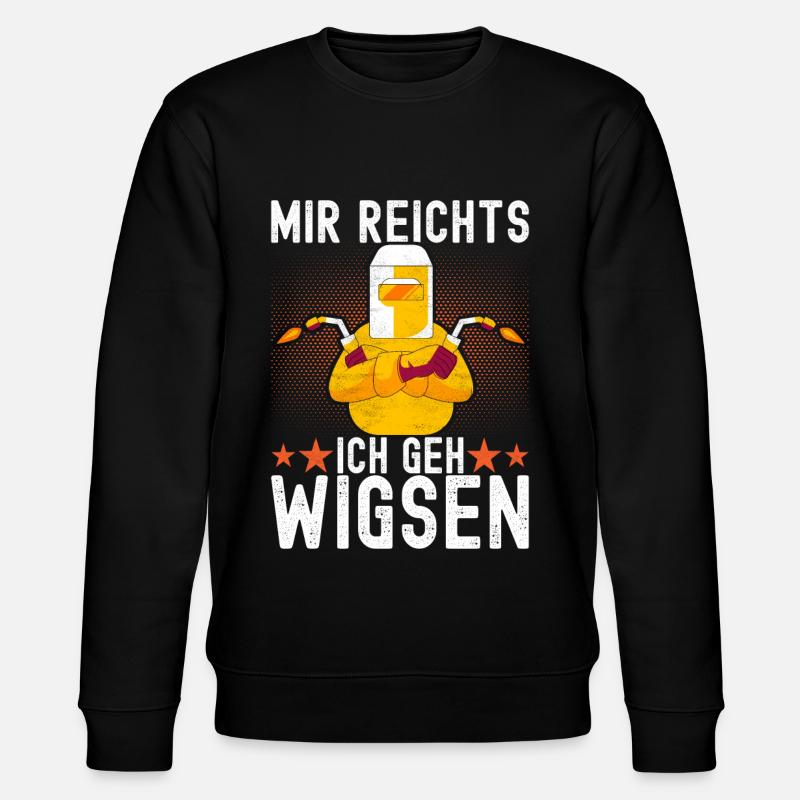 Welder welding - Stanley/Stella CHANGER Unisex Organic Sweatshirt - black