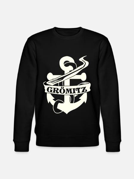 Grömitz Anker - Stanley/Stella Unisex Bio-Sweatshirt CHANGER  - Schwarz