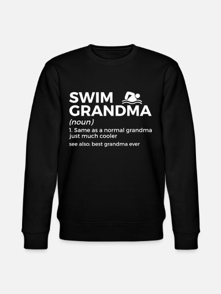 Schwimmer Schwimmen Spruch - Stanley/Stella Unisex Bio-Sweatshirt CHANGER  - Schwarz