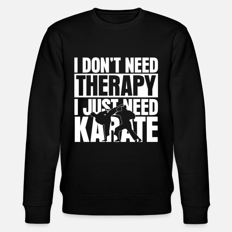 Karate saying karateka - Stanley/Stella CHANGER Unisex Organic Sweatshirt - black