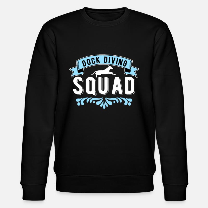 Dock Diving Squad - Stanley/Stella Unisex Bio-Sweatshirt CHANGER  - Schwarz