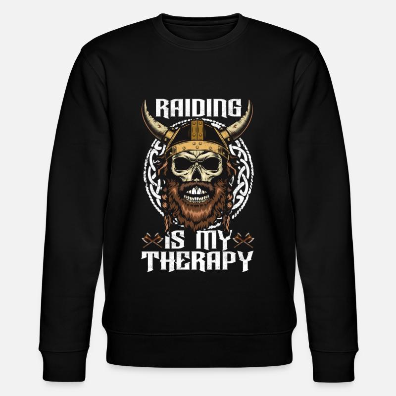 Vikinger Nordisch - Stanley/Stella Unisex Bio-Sweatshirt CHANGER  - Schwarz