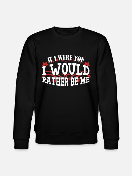 Sarcasm wit with irony - Stanley/Stella CHANGER Unisex Organic Sweatshirt - black