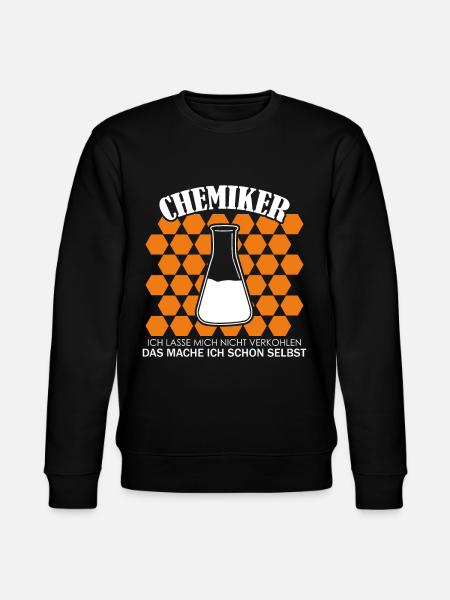 Chemist Witz Chemistry Chemical technician - Stanley/Stella CHANGER Unisex Organic Sweatshirt - black