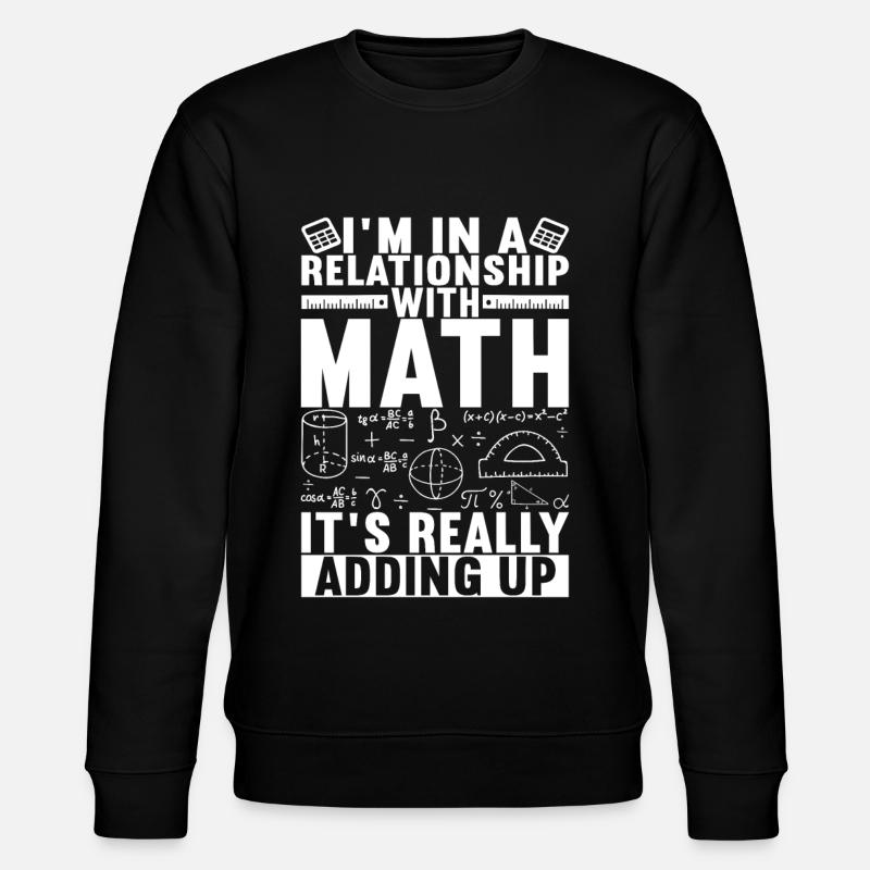 Math Teacher - Stanley/Stella CHANGER Unisex Organic Sweatshirt - black