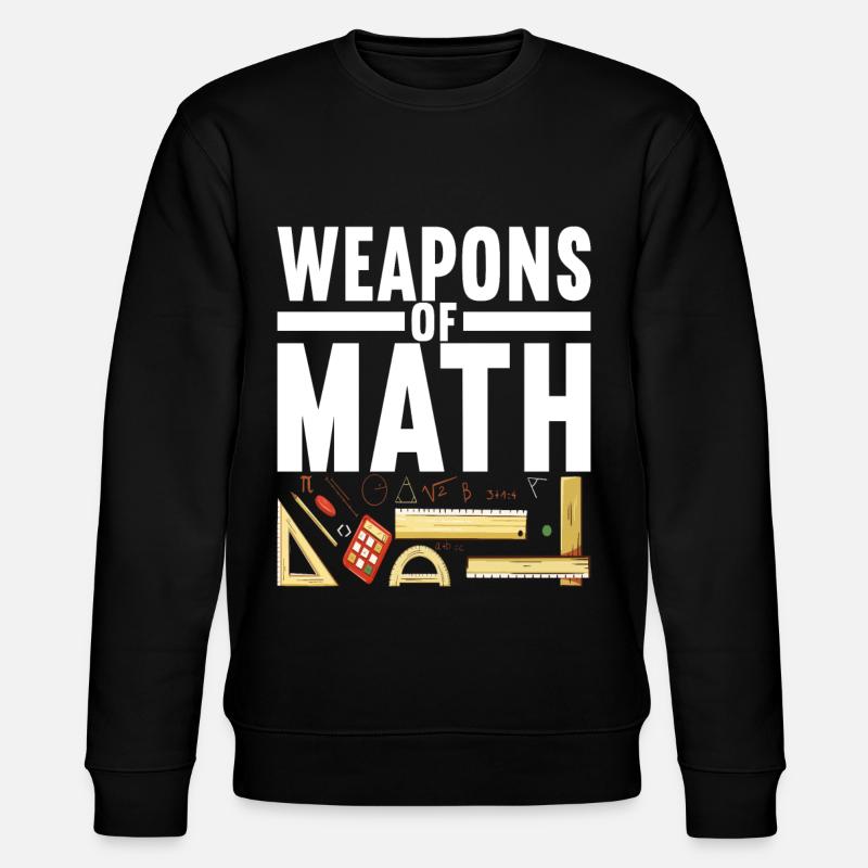 Math Teacher - Stanley/Stella CHANGER Unisex Organic Sweatshirt - black