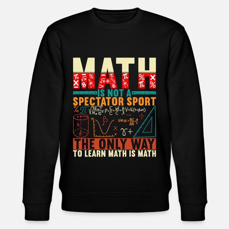 Mathe Mathelehrer - Stanley/Stella Unisex Bio-Sweatshirt CHANGER  - Schwarz