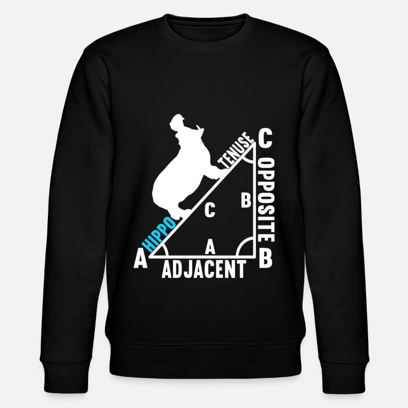 Mathe Mathelehrer - Stanley/Stella Unisex Bio-Sweatshirt CHANGER  - Schwarz