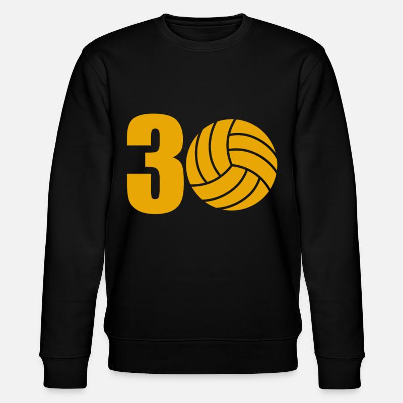 Volleyball Spieler Geschenk - Stanley/Stella Unisex Bio-Sweatshirt CHANGER  - Schwarz
