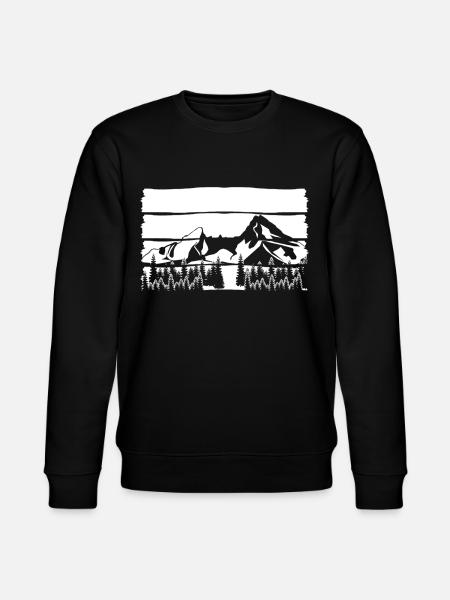 Watzmann Watzmann Massif - Stanley/Stella CHANGER Unisex Organic Sweatshirt - black