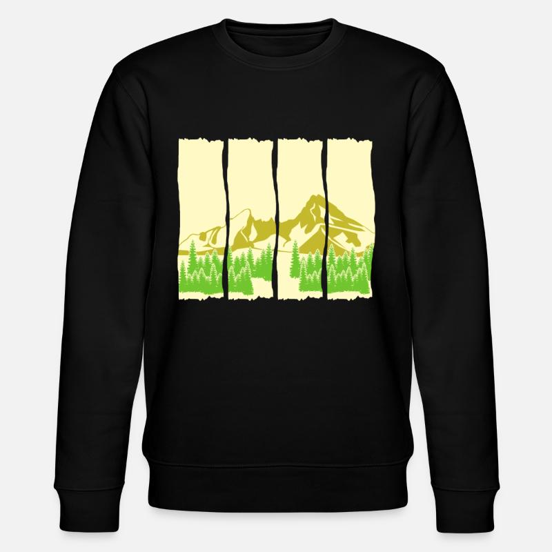 Watzmann Mountaineering Watzmann Massif - Stanley/Stella CHANGER Unisex Organic Sweatshirt - black