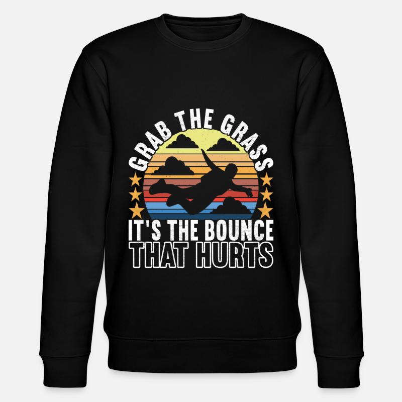 Parachute Parachutist - Stanley/Stella CHANGER Unisex Organic Sweatshirt - black