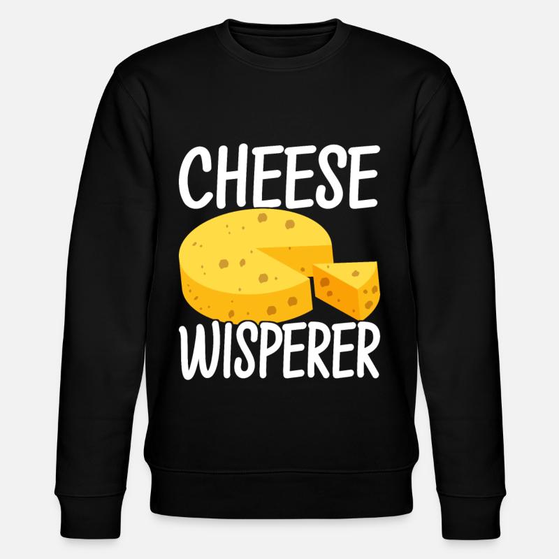 Cheese lovers Gouda cheese - Stanley/Stella CHANGER Unisex Organic Sweatshirt - black