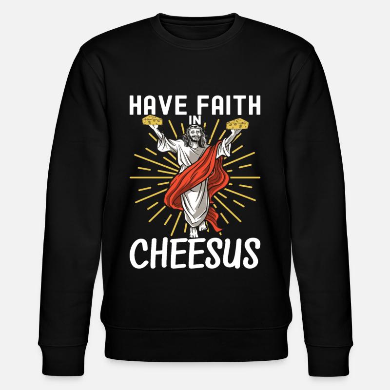 Amateurs de fromage Gouda - Sweat bio CHANGER Stanley/Stella Unisexe - noir