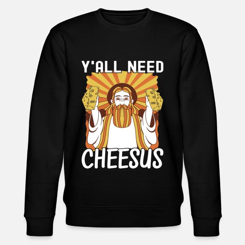 Amateurs de fromage Gouda - Sweat bio CHANGER Stanley/Stella Unisexe - noir
