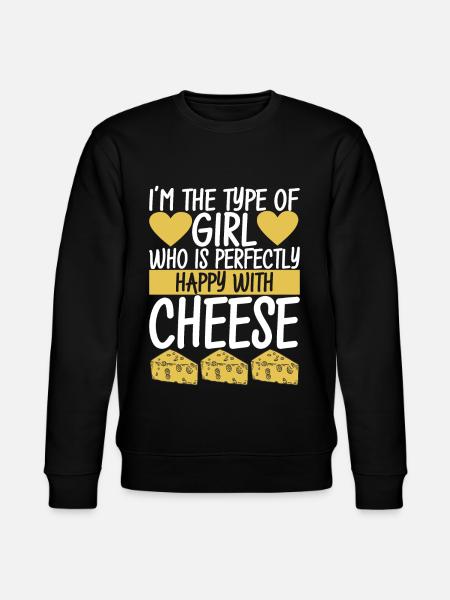 Cheese lovers Gouda cheese - Stanley/Stella CHANGER Unisex Organic Sweatshirt - black