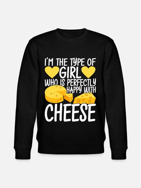 Cheese lovers Gouda cheese - Stanley/Stella CHANGER Unisex Organic Sweatshirt - black