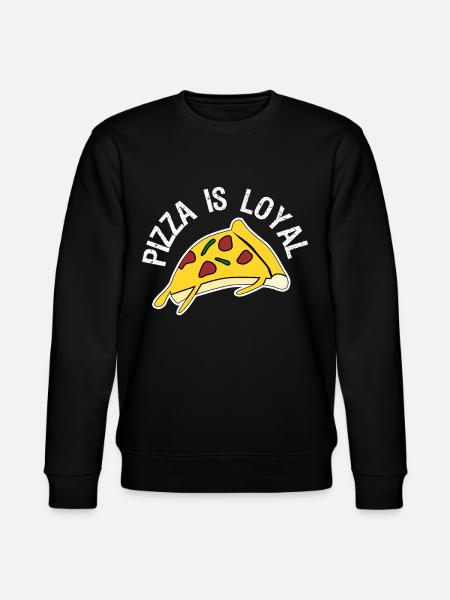 Pizza Essen Pizzabäcker Pizzaria - Stanley/Stella Unisex Bio-Sweatshirt CHANGER  - Schwarz