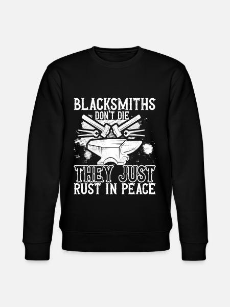 Blacksmith Forging Anvil - Stanley/Stella CHANGER Unisex Organic Sweatshirt - black