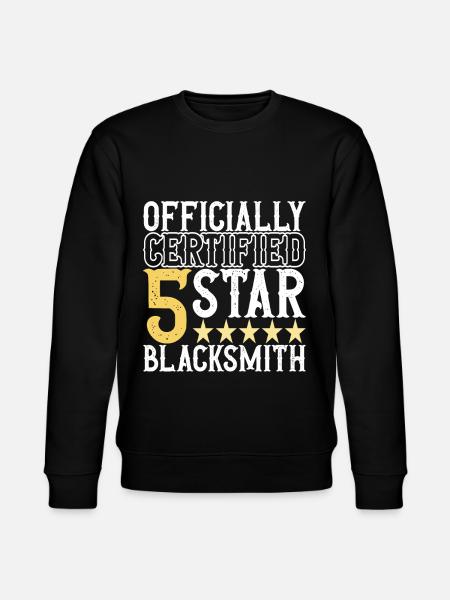 Blacksmith Forging Anvil - Stanley/Stella CHANGER Unisex Organic Sweatshirt - black