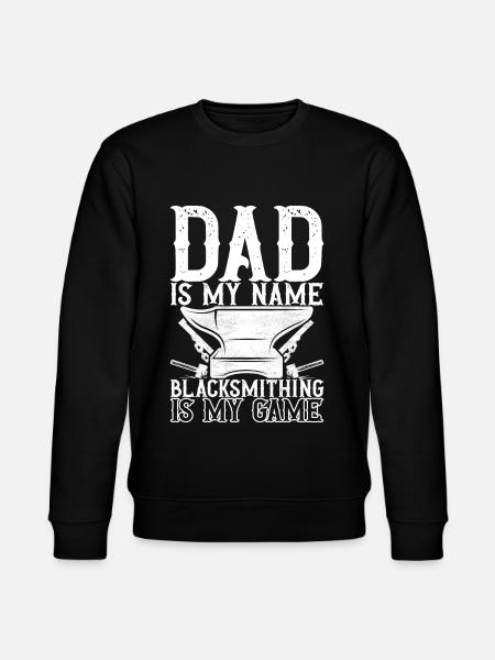 Blacksmith Forging Anvil - Stanley/Stella CHANGER Unisex Organic Sweatshirt - black