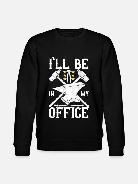 Blacksmith Forging Anvil - Stanley/Stella CHANGER Unisex Organic Sweatshirt - black