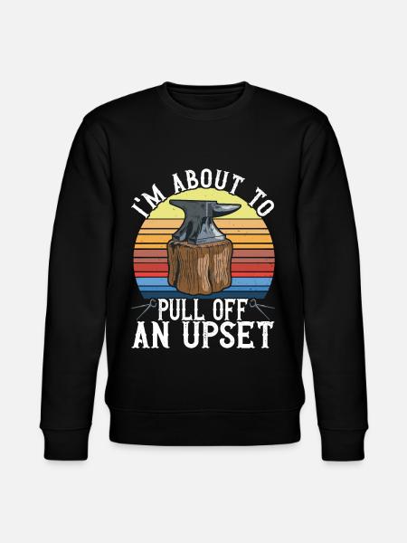 Blacksmith Forging Anvil - Stanley/Stella CHANGER Unisex Organic Sweatshirt - black