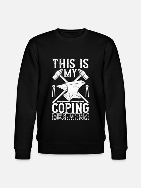 Blacksmith Forging Anvil - Stanley/Stella CHANGER Unisex Organic Sweatshirt - black
