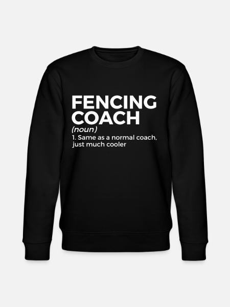 Fechten Degen Fechtduell Geschenkidee - Stanley/Stella Unisex Bio-Sweatshirt CHANGER - Schwarz