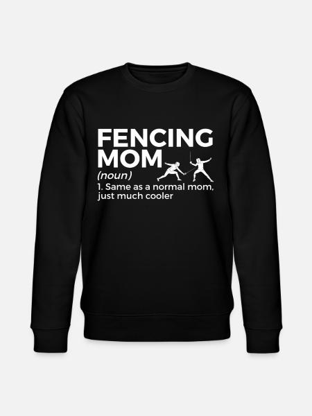 Fechten Degen Fechtduell Geschenkidee - Stanley/Stella Unisex Bio-Sweatshirt CHANGER  - Schwarz
