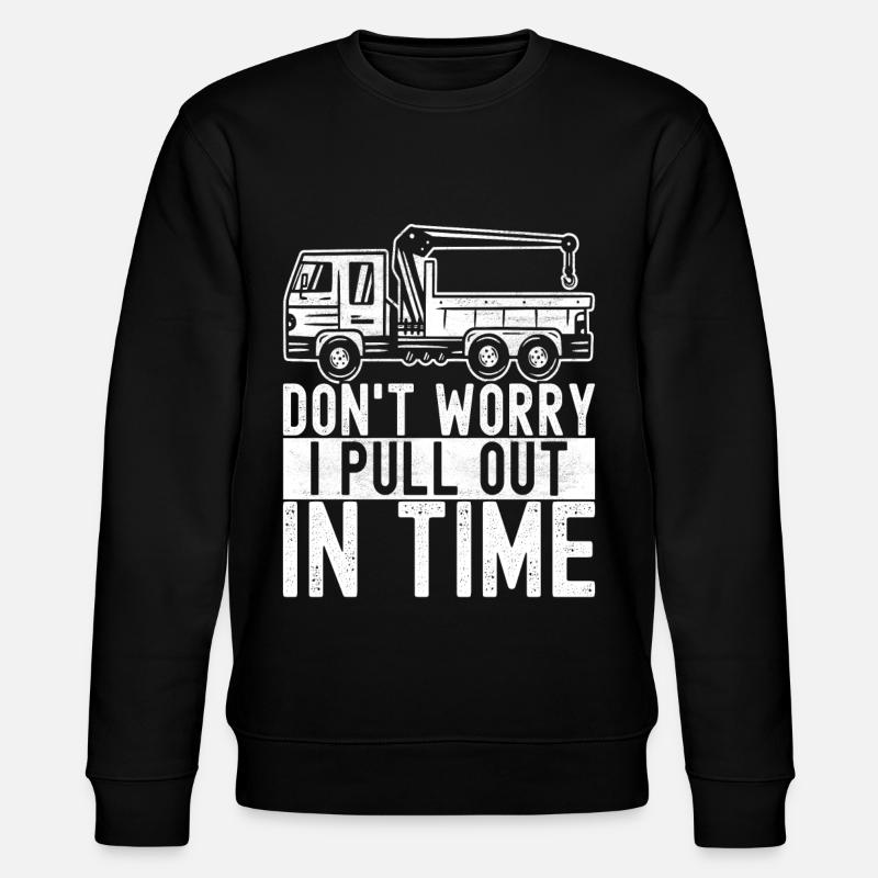 Abschleppwagen Abschleppdienst - Stanley/Stella Unisex Bio-Sweatshirt CHANGER  - Schwarz