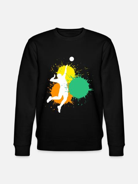 Volleyball Player Volleyball Player - Stanley/Stella CHANGER Unisex Organic Sweatshirt - black