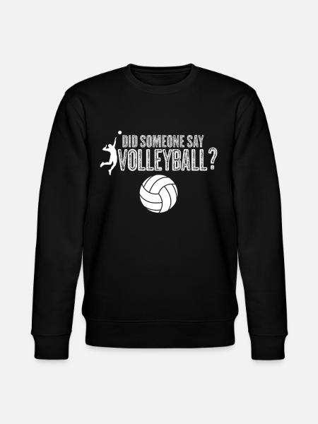 Volleyball Saying Volleyball Player - Stanley/Stella CHANGER Unisex Organic Sweatshirt - black