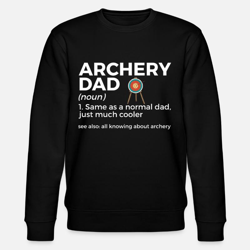 Archery Archer - Stanley/Stella CHANGER Unisex Organic Sweatshirt - black
