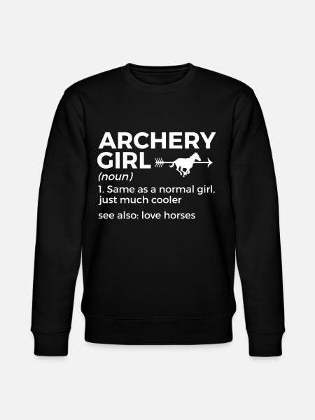 Archery Archer - Stanley/Stella CHANGER Unisex Organic Sweatshirt - black