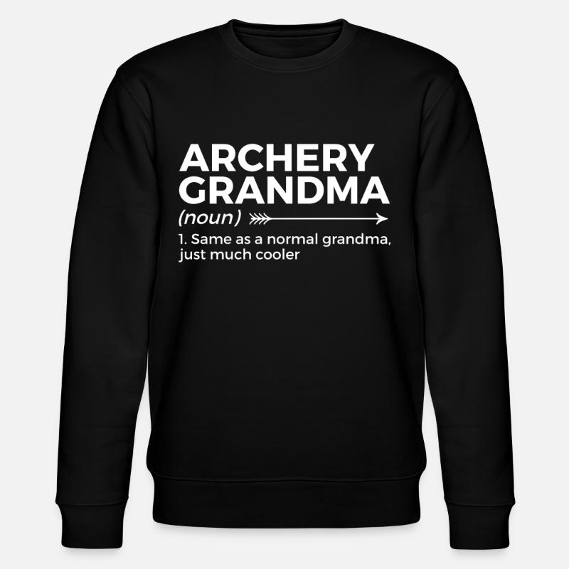 Archery Archer - Stanley/Stella CHANGER Unisex Organic Sweatshirt - black