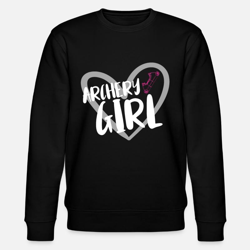 Archery Archer - Stanley/Stella CHANGER Unisex Organic Sweatshirt - black