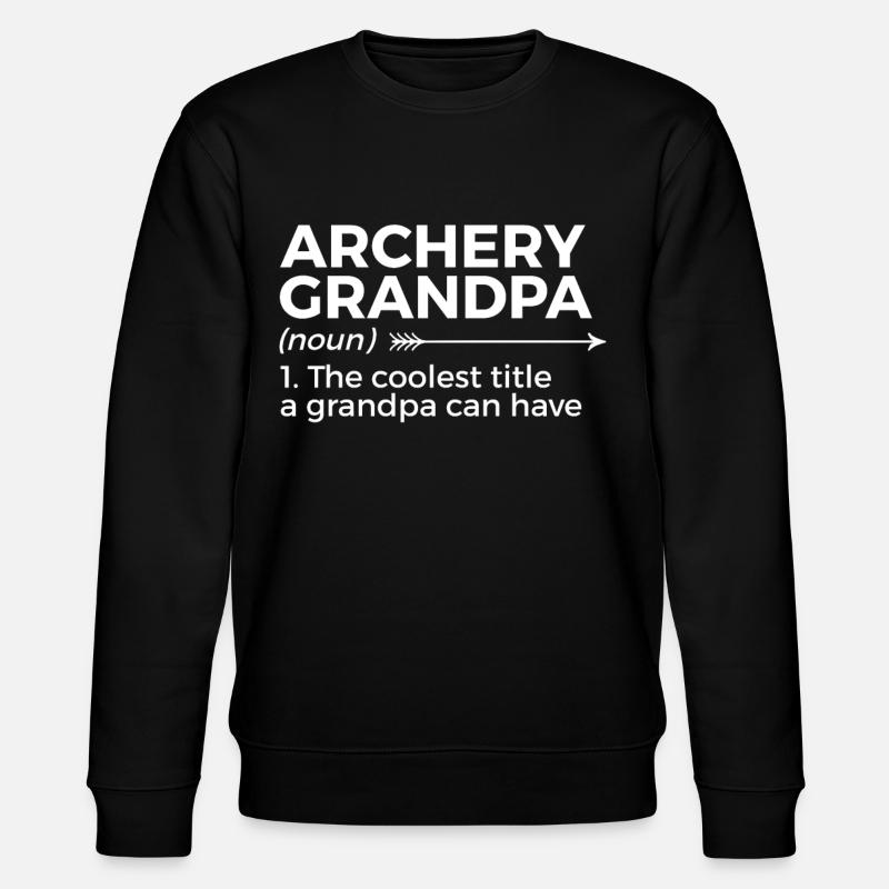 Archery Archer - Stanley/Stella CHANGER Unisex Organic Sweatshirt - black